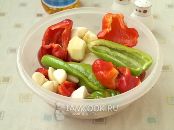 Почистить и помыть овощи