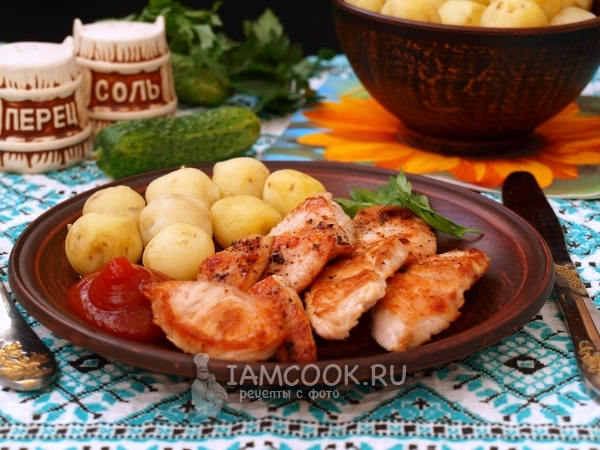 Рецепт жареной индейки на сковороде кусочками