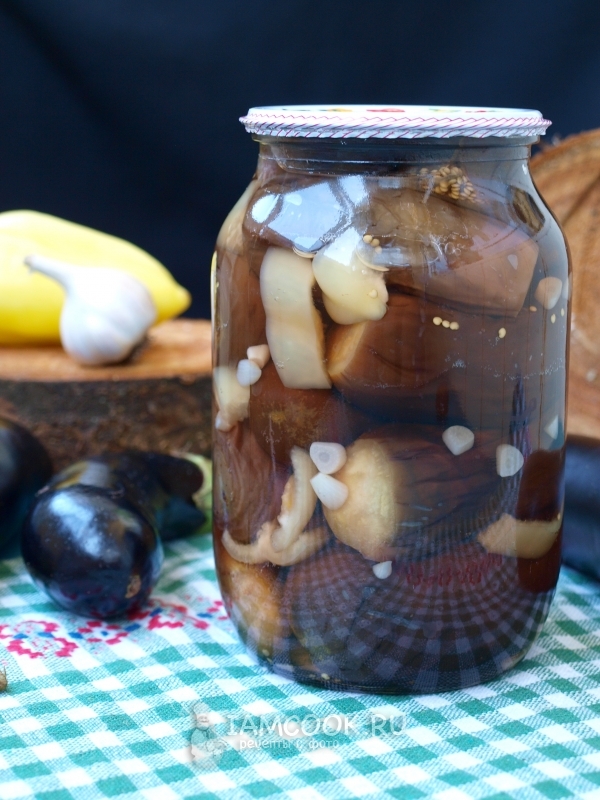 Рецепт целых маринованных баклажанов на зиму