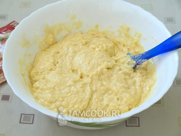 Размешать тесто