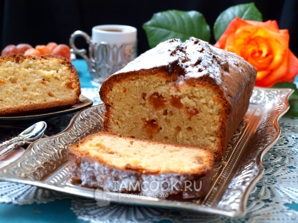 Творожный кекс на кефире