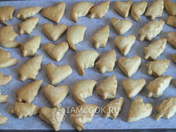 Готовое печенье на рассоле от помидоров