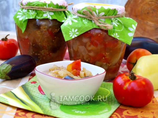 Фото овощного соте на зиму