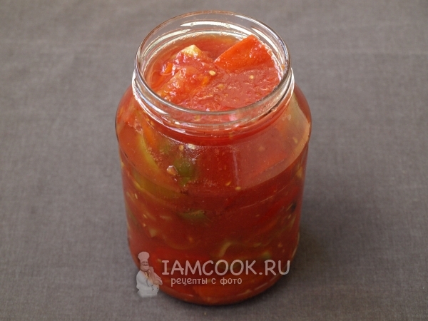 Переложить лечо в банку