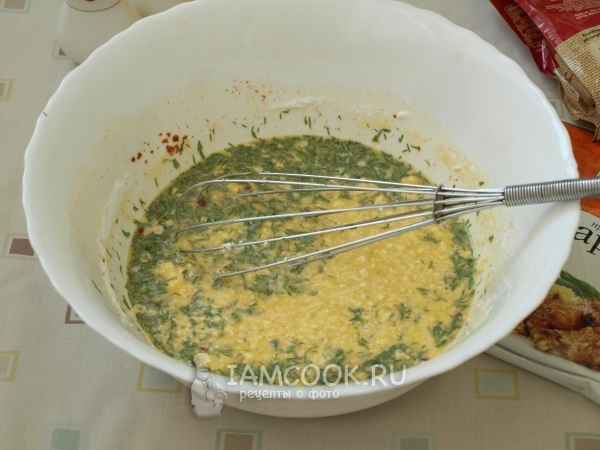 Положить творог