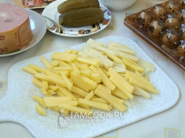 Порезать картофель