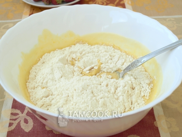 Всыпали муку с разрыхлителем