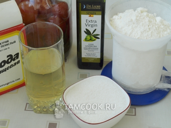 Ингредиенты для печенья на рассоле от помидоров