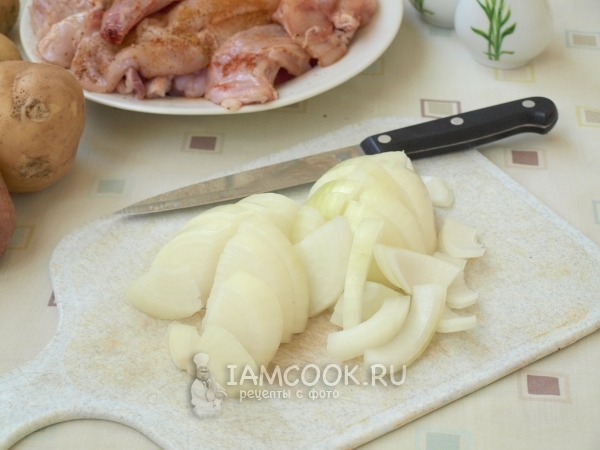 Порезать лук