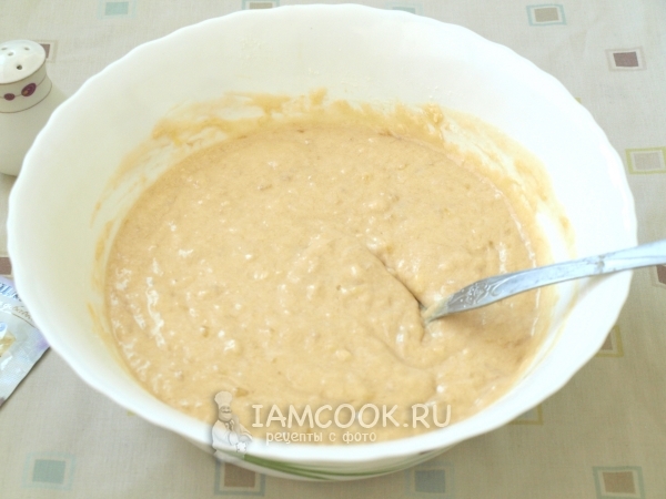 Размешать тесто