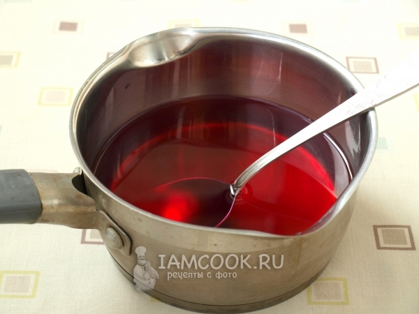 Приготовить раствор желе