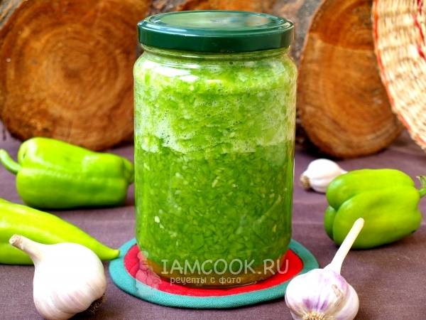 Рецепт зелёной аджики