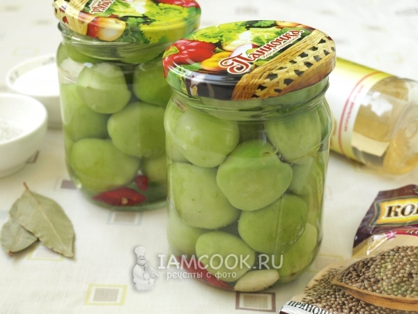 Залить помидоры кипятком