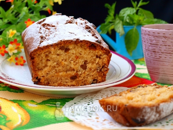 Рецепт кекса на кефире без яиц