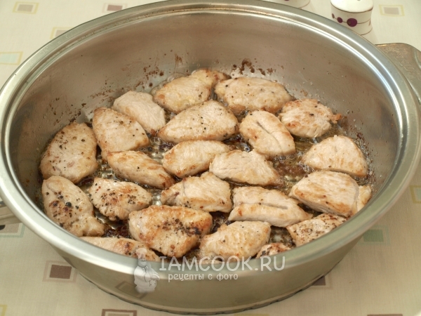 Пожарить мясо