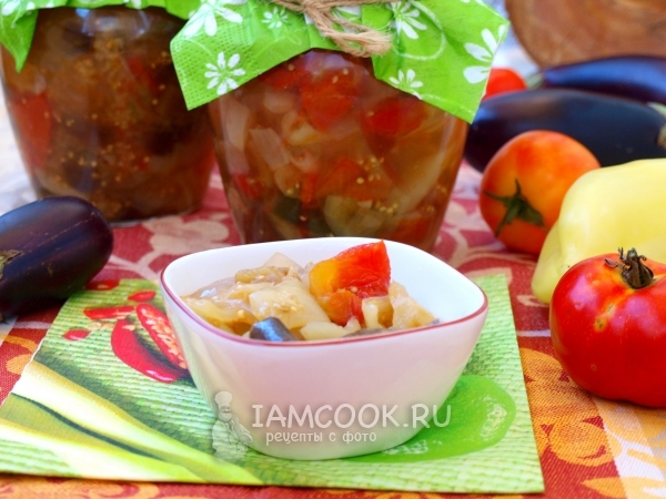 Рецепт овощного соте на зиму