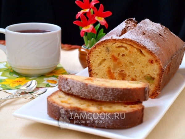 Рецепт кекса на кислом молоке