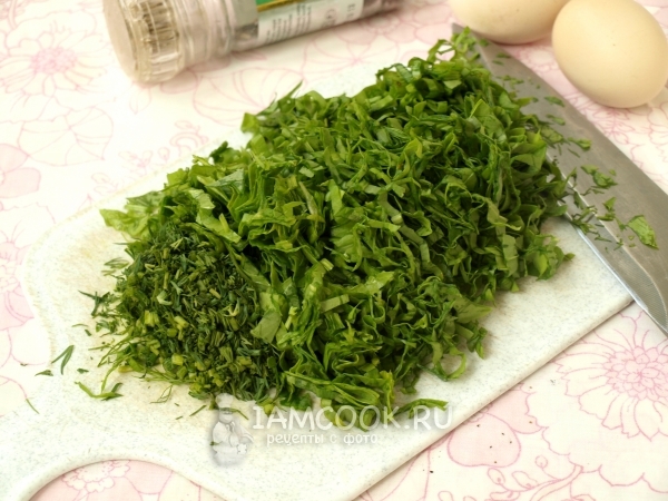 Порезать зелень