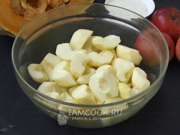 Почистить яблоки