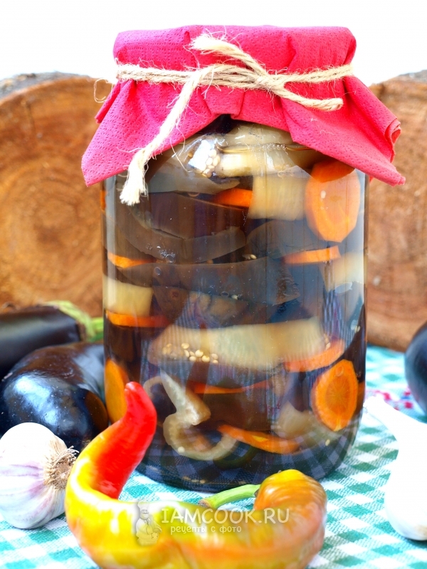 Фото маринованных баклажанов на зиму