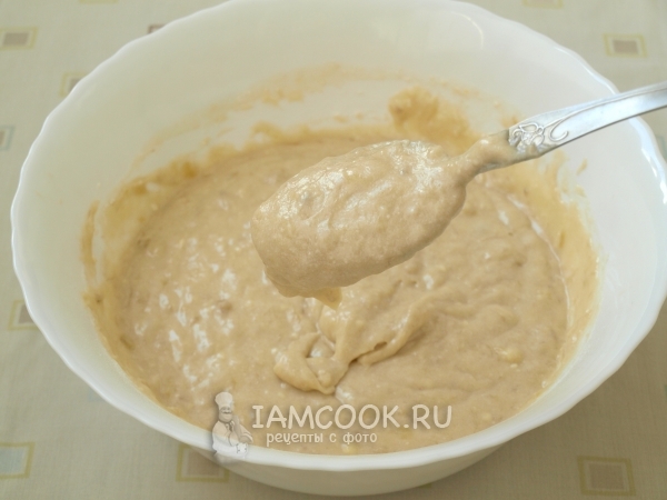 Размешать тесто