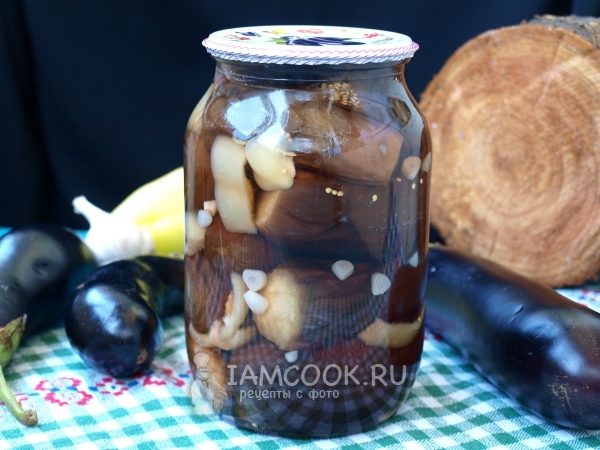 Фото целых маринованных баклажанов на зиму