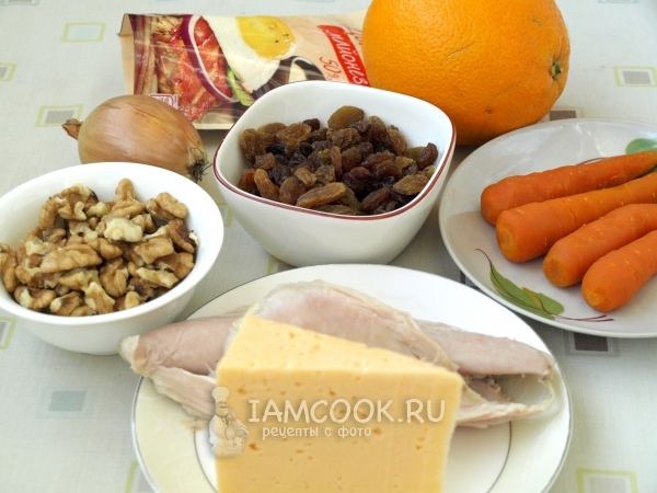 Ингредиенты для салата «Французская любовница»