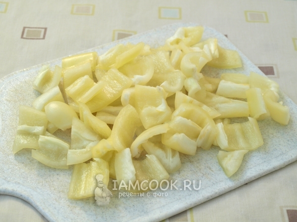 Порезать перцы