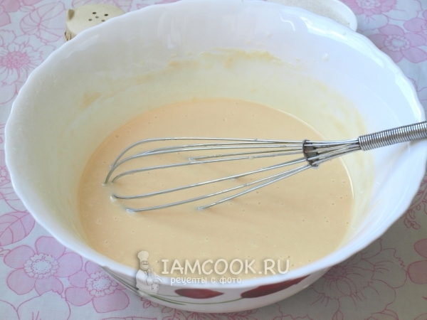 Размешать тесто