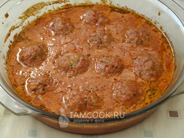 Подлива для тефтелей с томатной пастой и сметаной