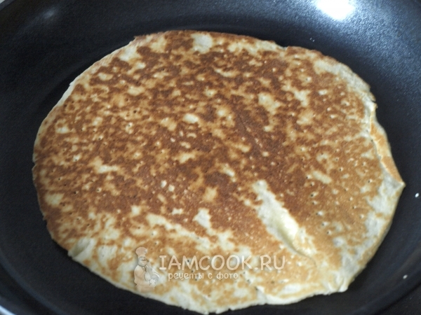 Пожарить корж