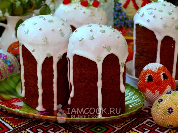 Рецепт пасхального шоколадного кулича
