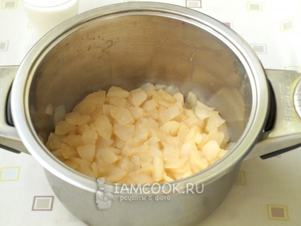 Уварить яблоки
