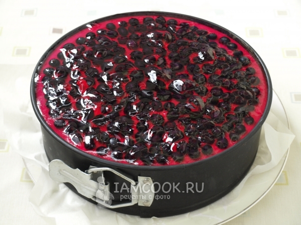 Залить ягоды желе