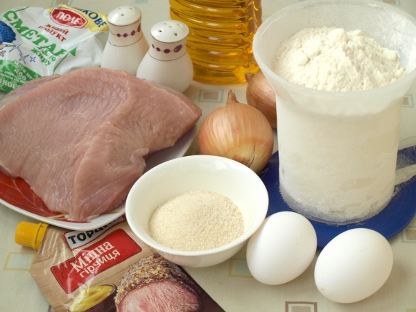 Ингредиенты для рубленных котлет из индейки