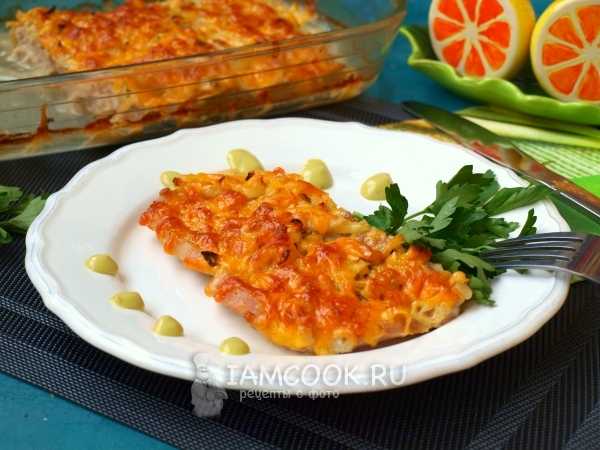 Фото мяса по-французски из свинины