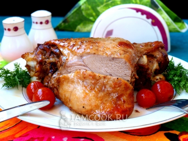 Рецепт бедра индейки, запеченного в духовке