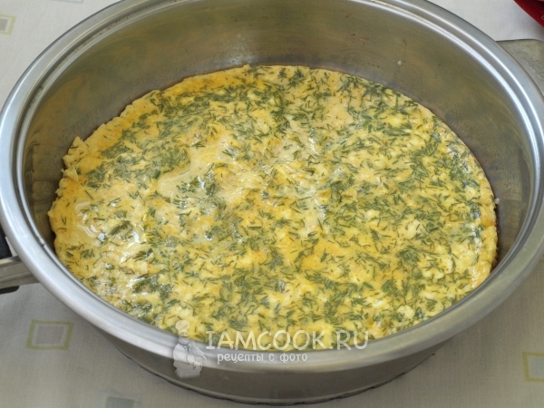 Пожарить омлет