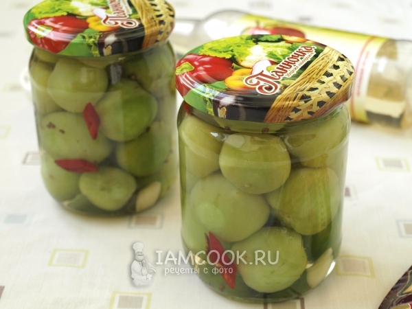 Залить помидоры маринадом