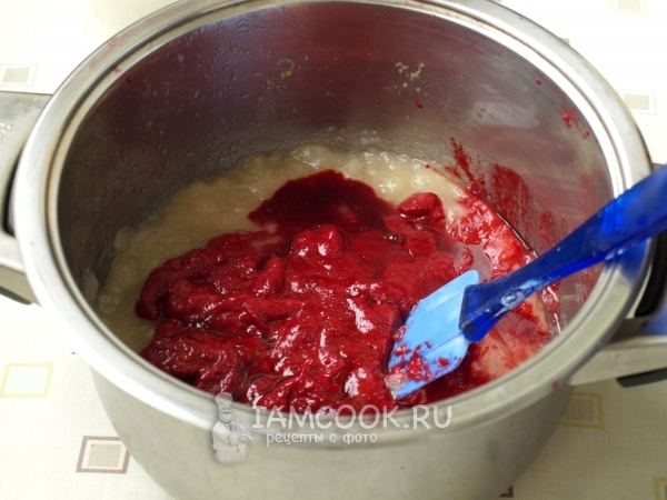 Соединить два вида пюре