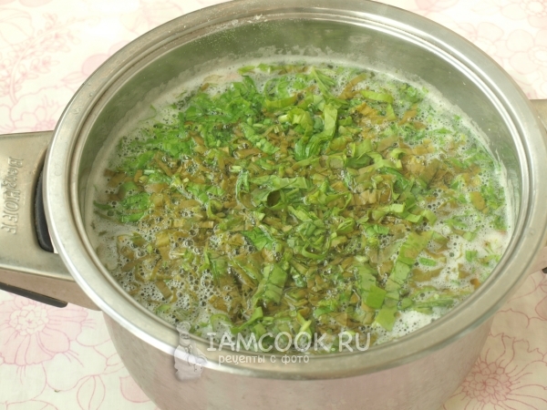 Добавить в суп зелень