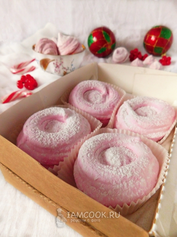 Фото зефира с калиной