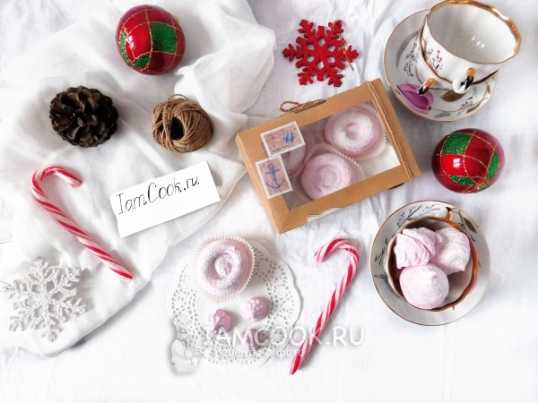 Рецепт зефира с калиной