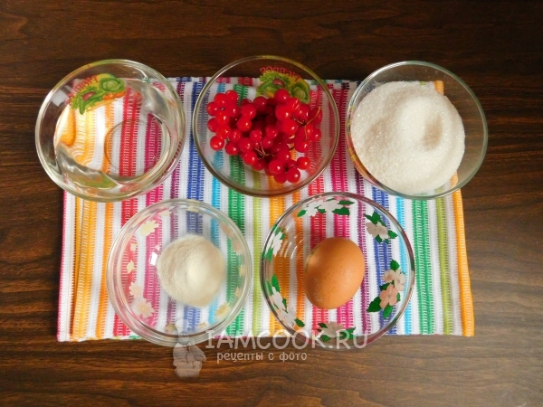 Ингредиенты для зефира с калиной