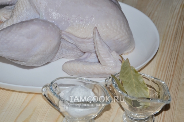 Ингредиенты для куриной тушенки в мультиварке