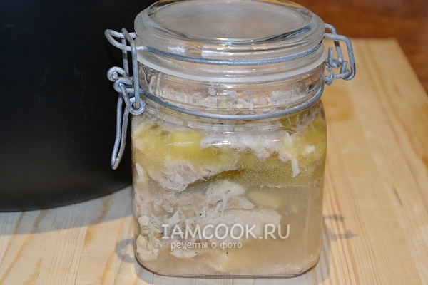 Куриная тушенка в мультиварке