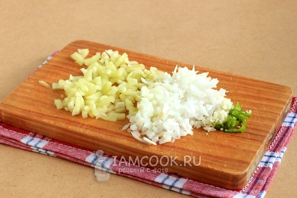 Порезать овощи