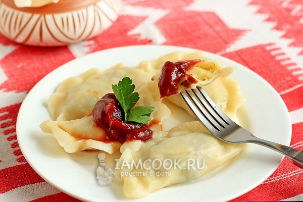 Рецепт постных вареников с картошкой и грибами