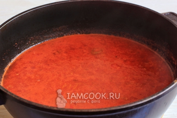 Добавить сахар, воду и соль