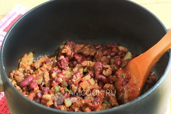 Добавить фасоль